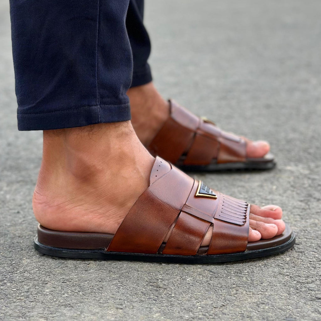 Step Pure Leather Nikord Brown SS- 2620