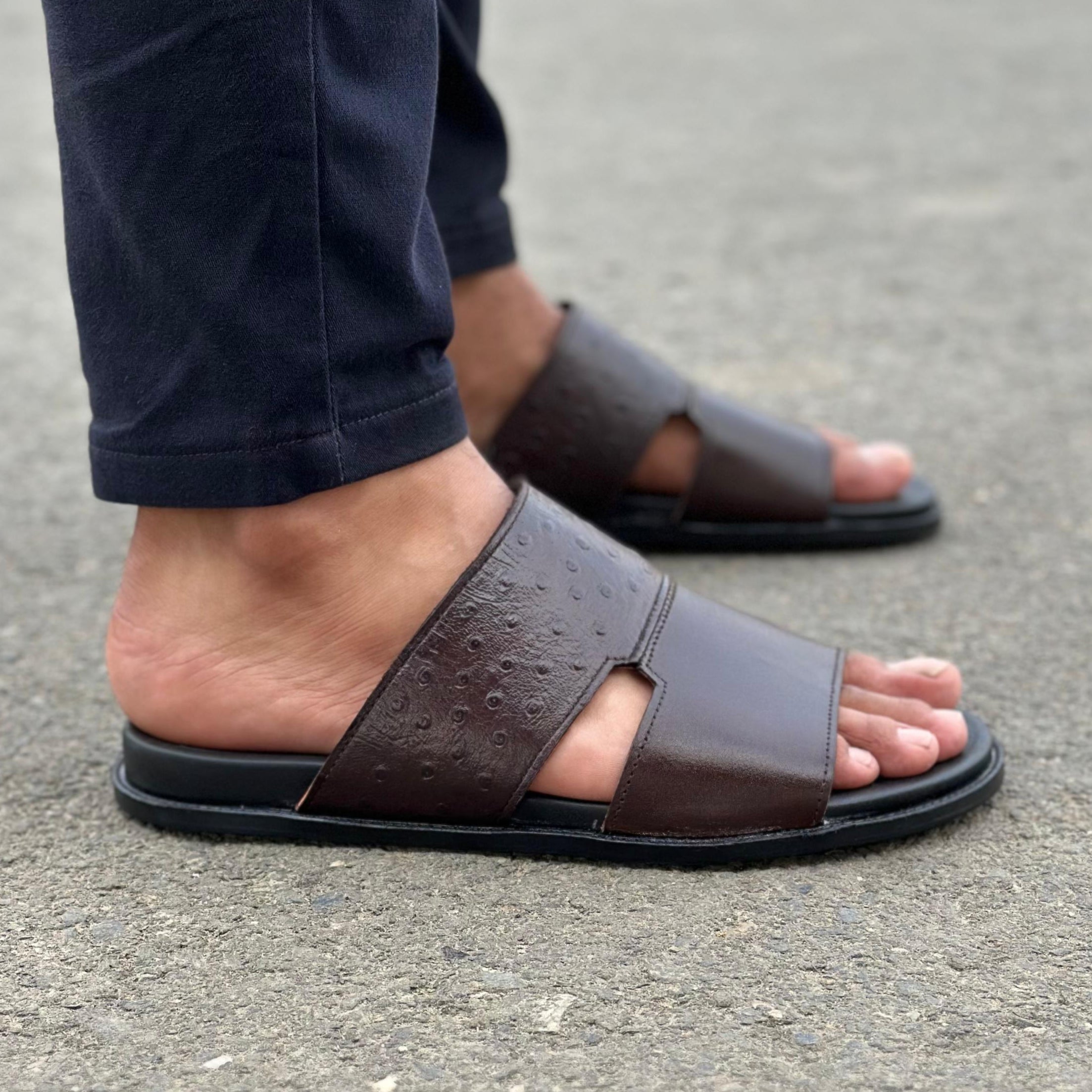 Step Pure Leather Bristo Brown SS-2622