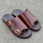 Step Leather Pretorn Monk Brown SS-2623