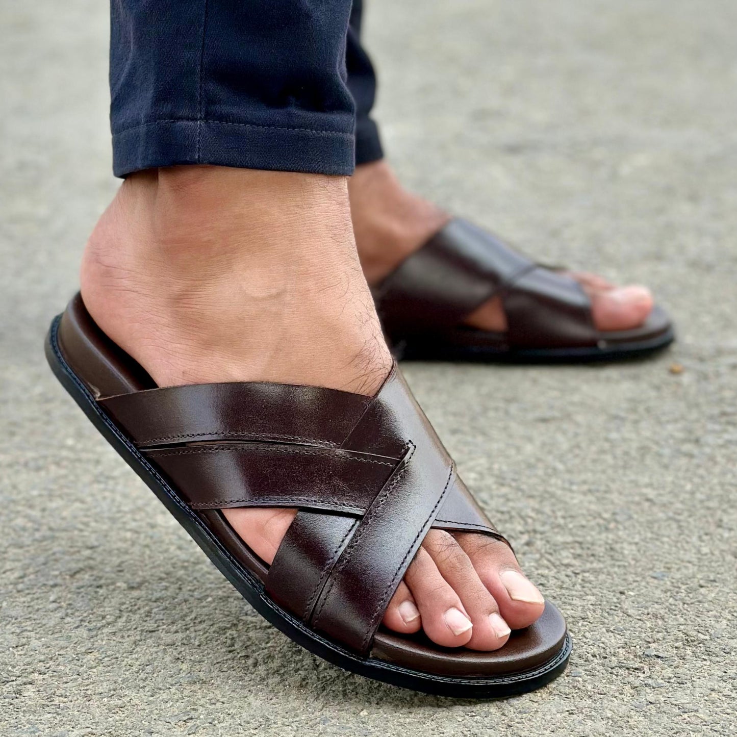 Step Leather Alpino Brown SS-2625
