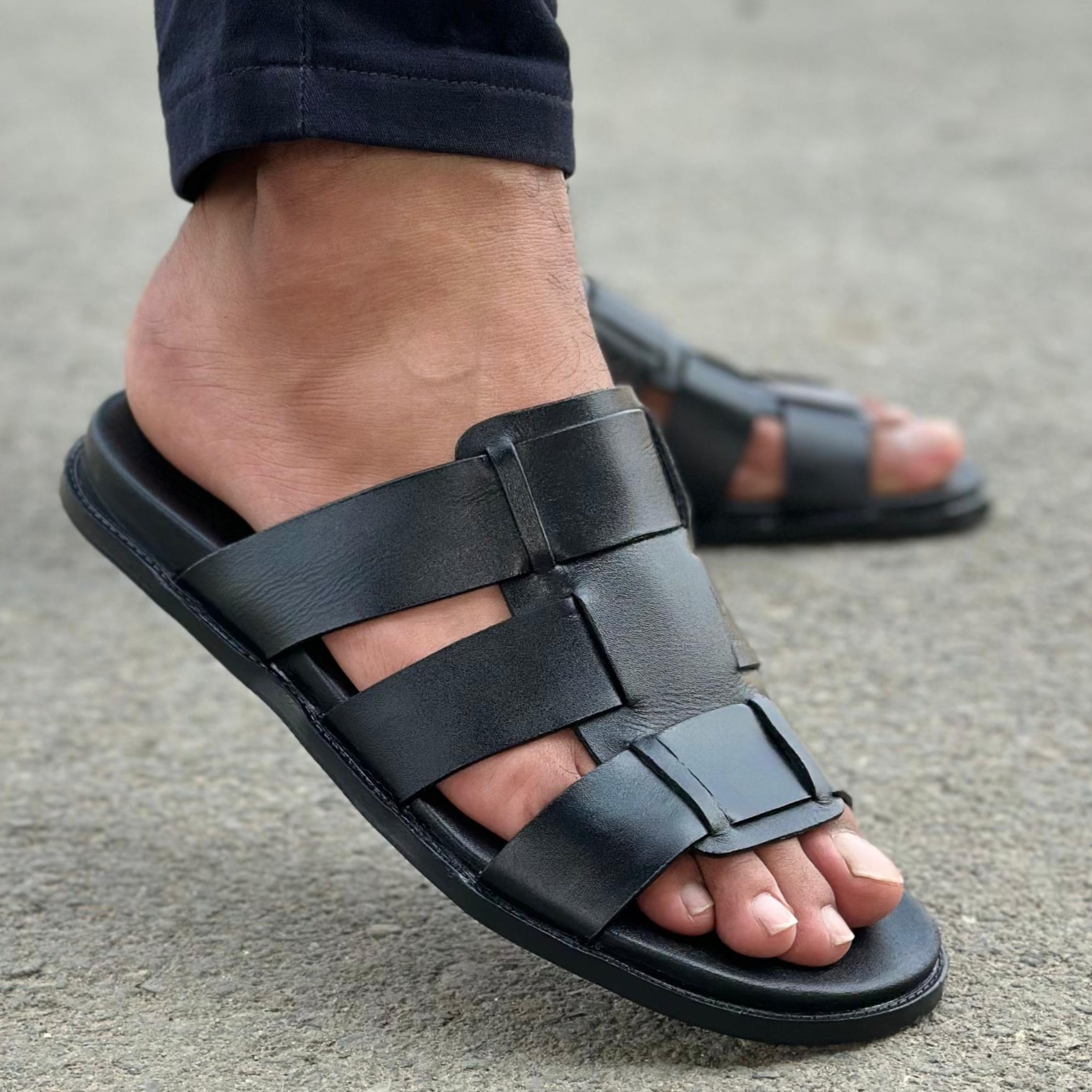 Step Pure Leather Ranord Black SS-2626 Main image