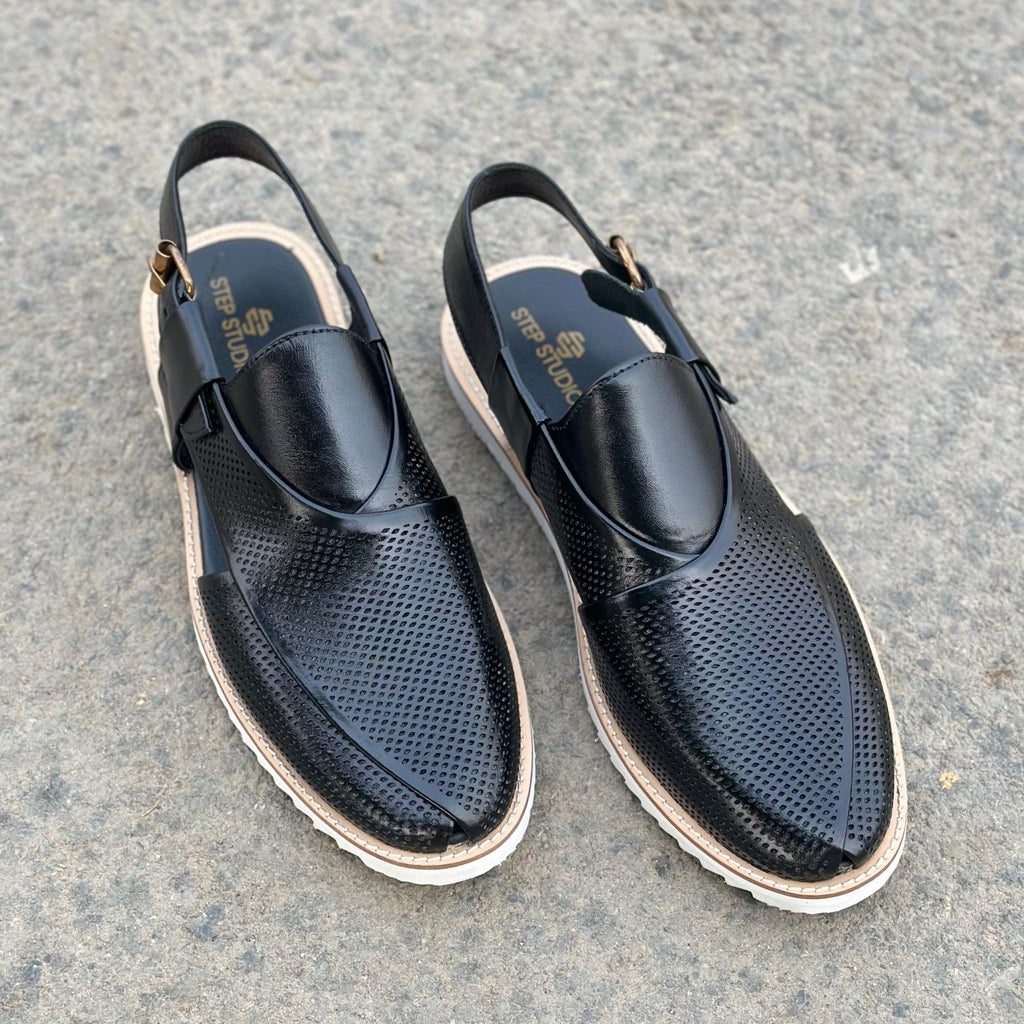 Step Pure Leather Frent Black - 2629