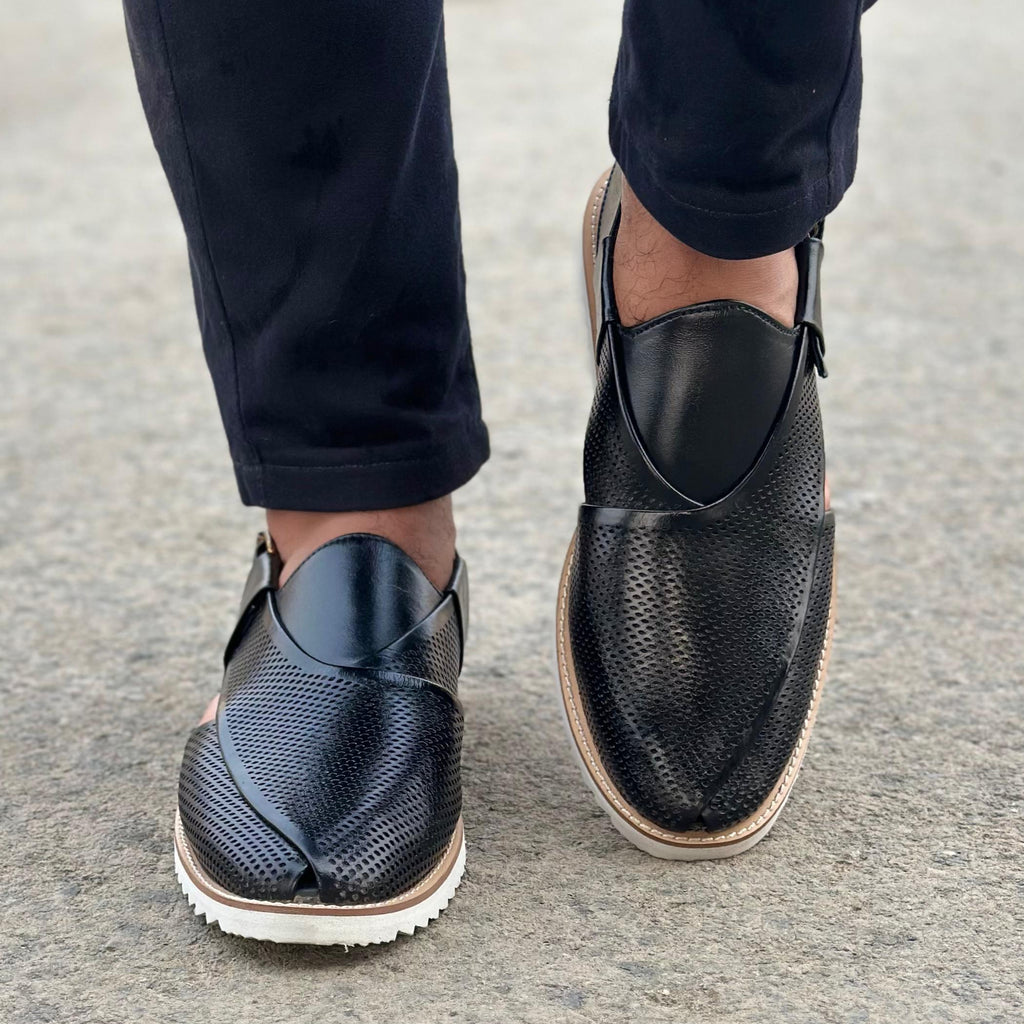 Step Pure Leather Frent Black - 2629