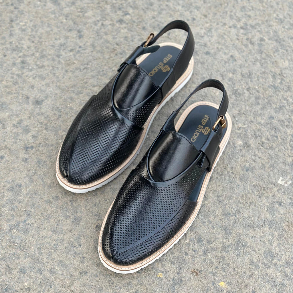 Step Pure Leather Frent Black - 2629
