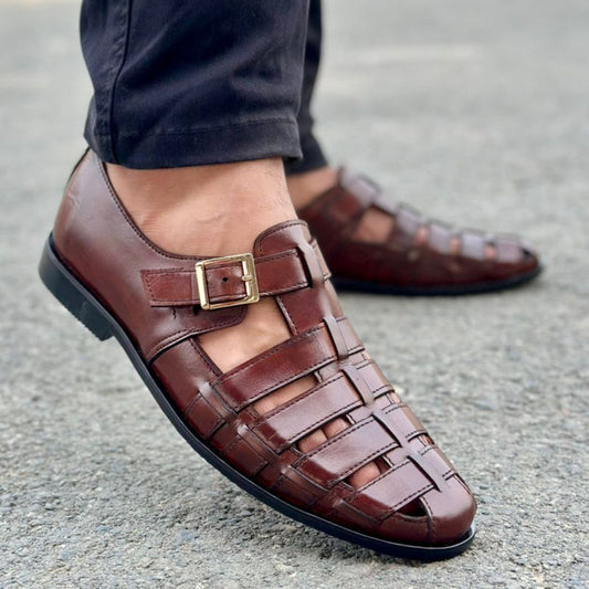 Step Pure Leather Ridge Brown -2635