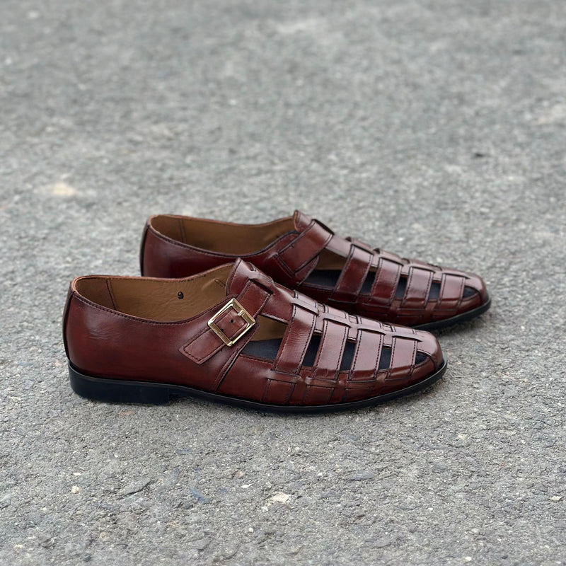 Step Pure Leather Ridge Brown -2635