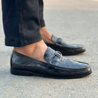 Step Pure Leather Buckman Black SS-2714