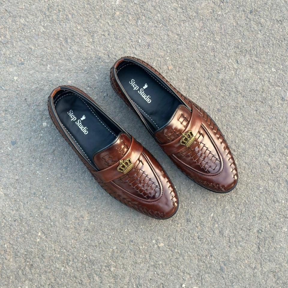 Step Handmade Regal Noir Brown SS-2736