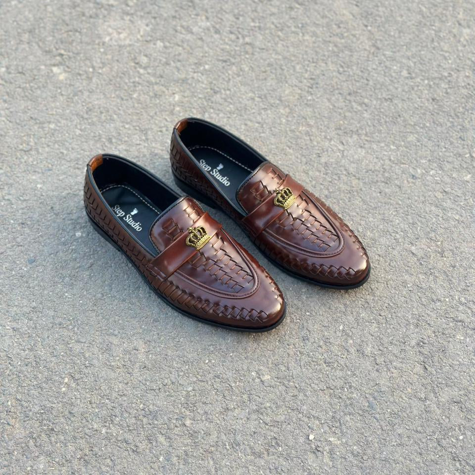 Step Handmade Regal Noir Brown SS-2735