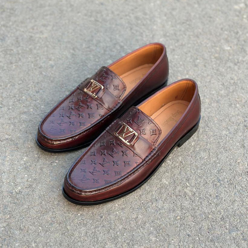 Step Pure Leather Buckman Brown SS-2738