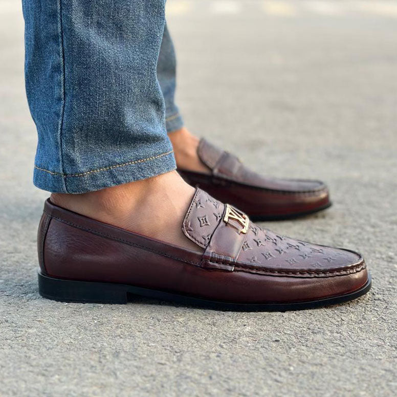 Step Pure Leather Buckman Brown SS-2738