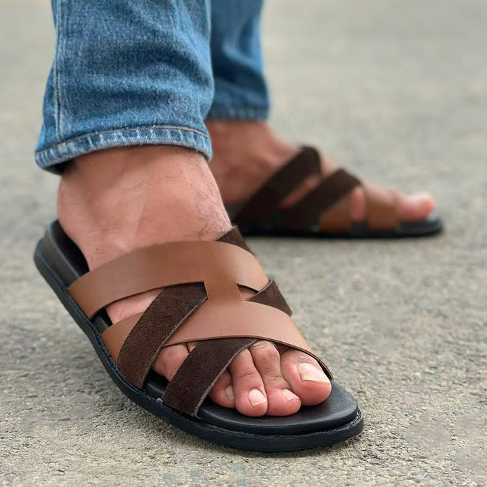 Pure Handmade Mosher suede Chappal-2770 Main image