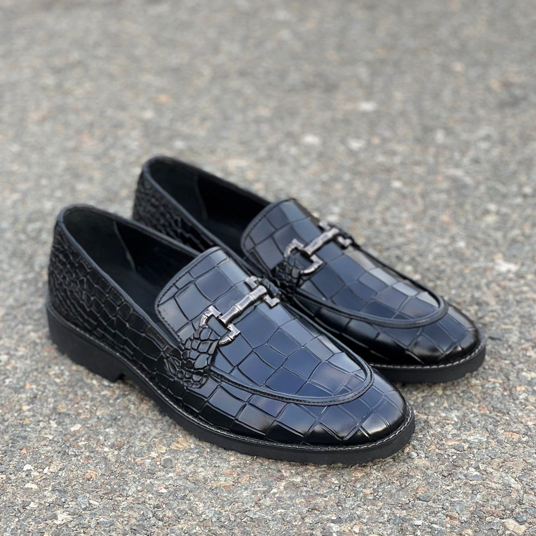 Leather Chunky BLK SS-2372