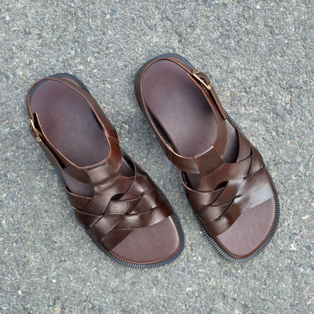 Step Pure Leather Bruin Brown SS-2652