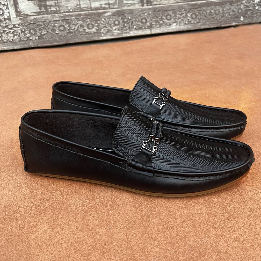 Premium Black Loafers SS-2380