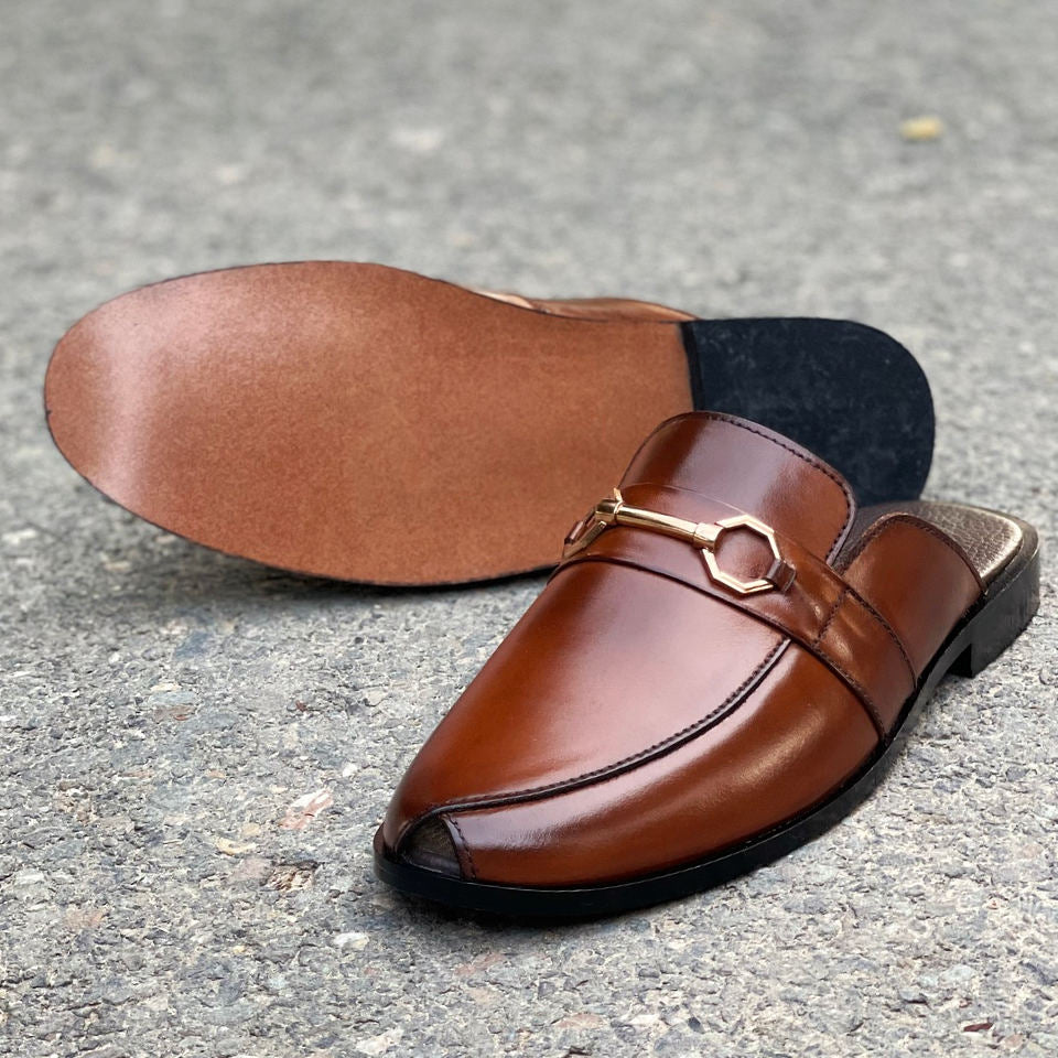 Handmade Pure Leather Mules SS-2388