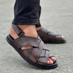 Step Pure Leather Nostra BROWN SS-2643