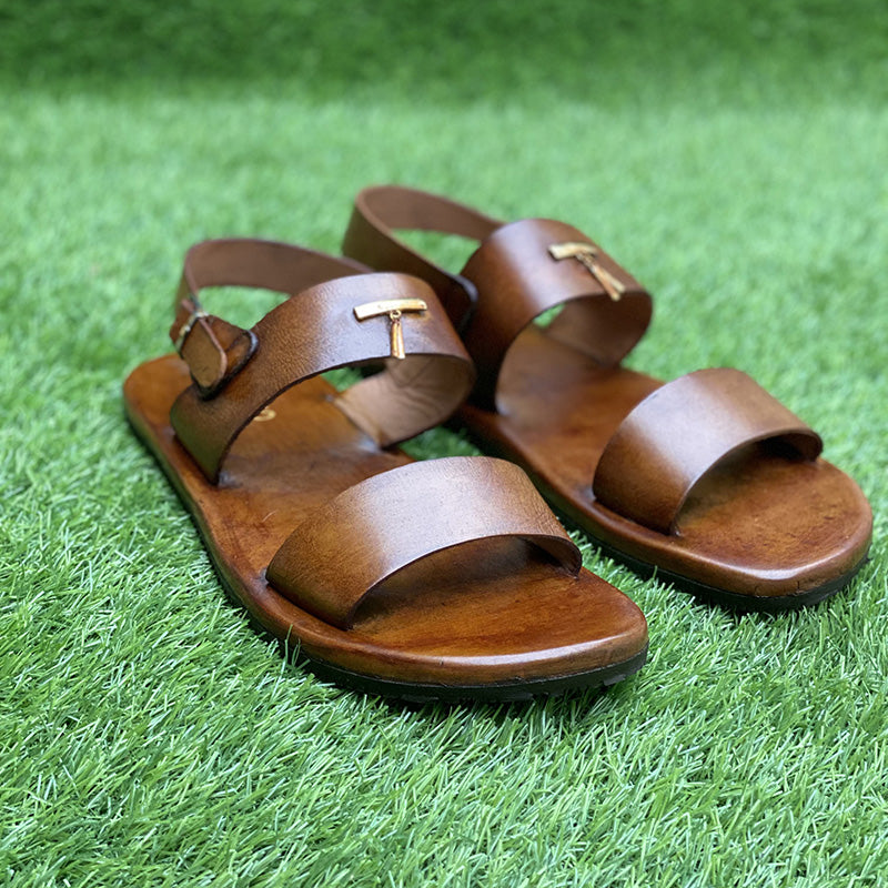 The Leather Brown Sandals
