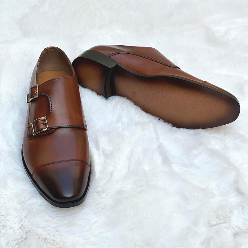 Handmade Leather Double Monks Ss-104