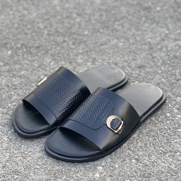 Hand made Single Monk Leather Chappal SS-2324