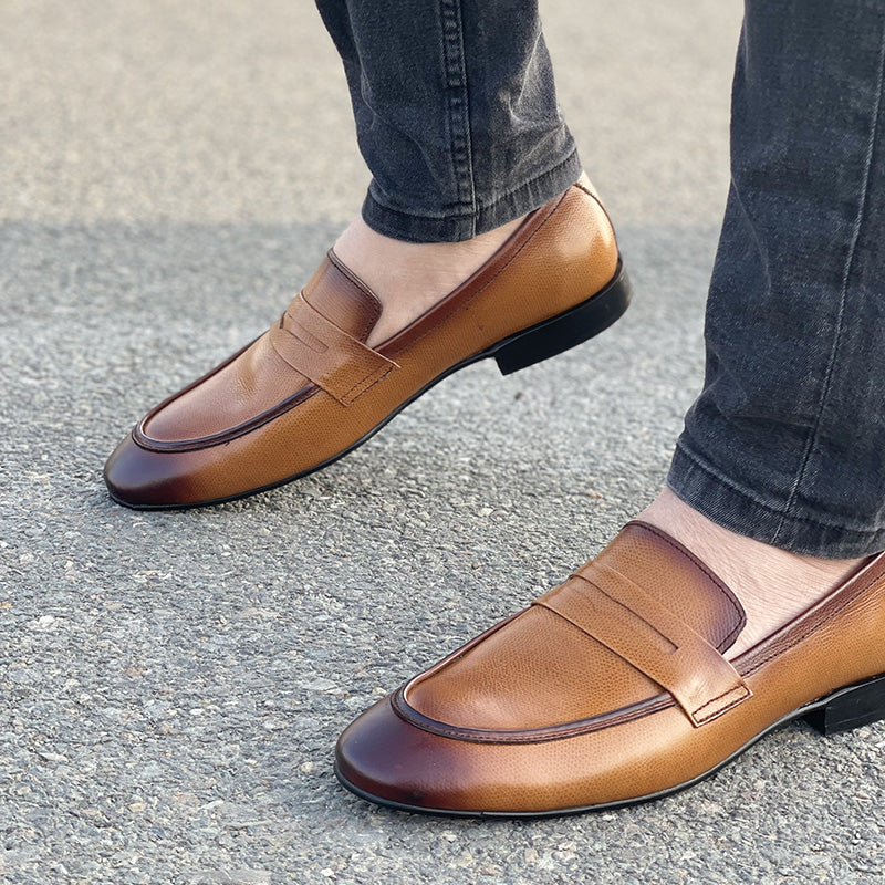 Handmade Premium Leather Brown Shoes SS-2330
