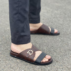Hand made Multi Color Leather Chappal SS-2223
