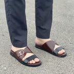 Hand made Multi Color Leather Chappal SS-2223