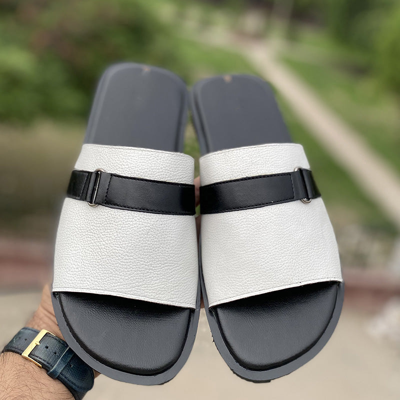 The Greek White Slippers SS-2164