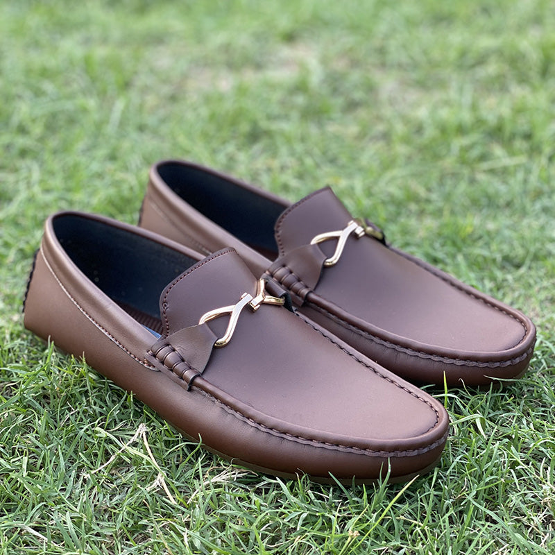 Hand Stitch Maroon Loafer SS-2046