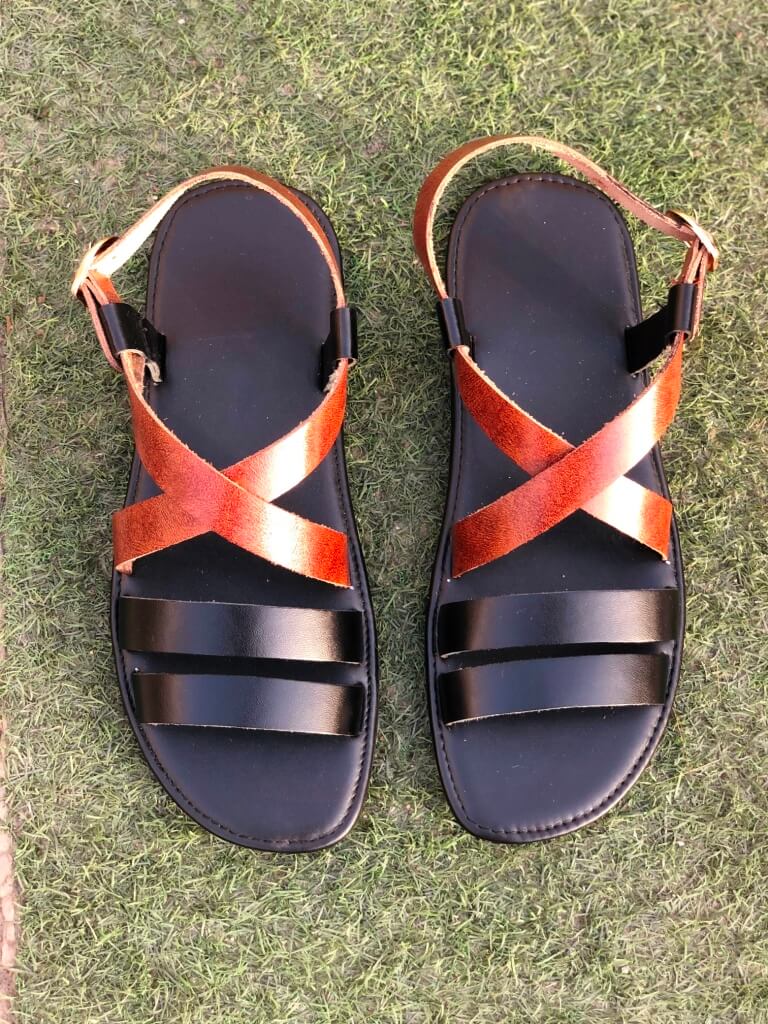 The Criss Cross Leather Sandal stepstudio 