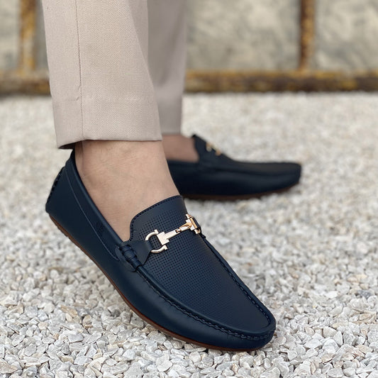 Hand Made Dotted Textured SS-2303 Blue
