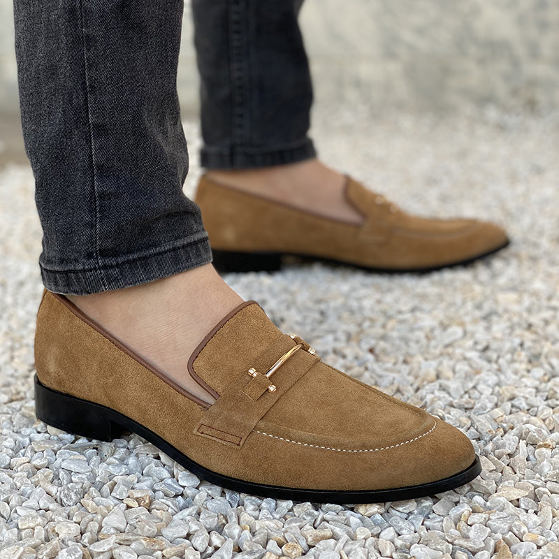Handmade Premium Suede Leather Brown SS-2319 Secondary image