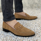 Handmade Premium Suede Leather Brown SS-2319