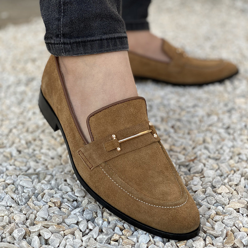 Handmade Premium Suede Leather Brown SS-2319 Main image