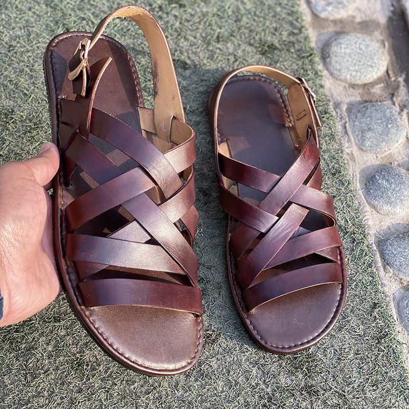 The Slingback Leather Sandal