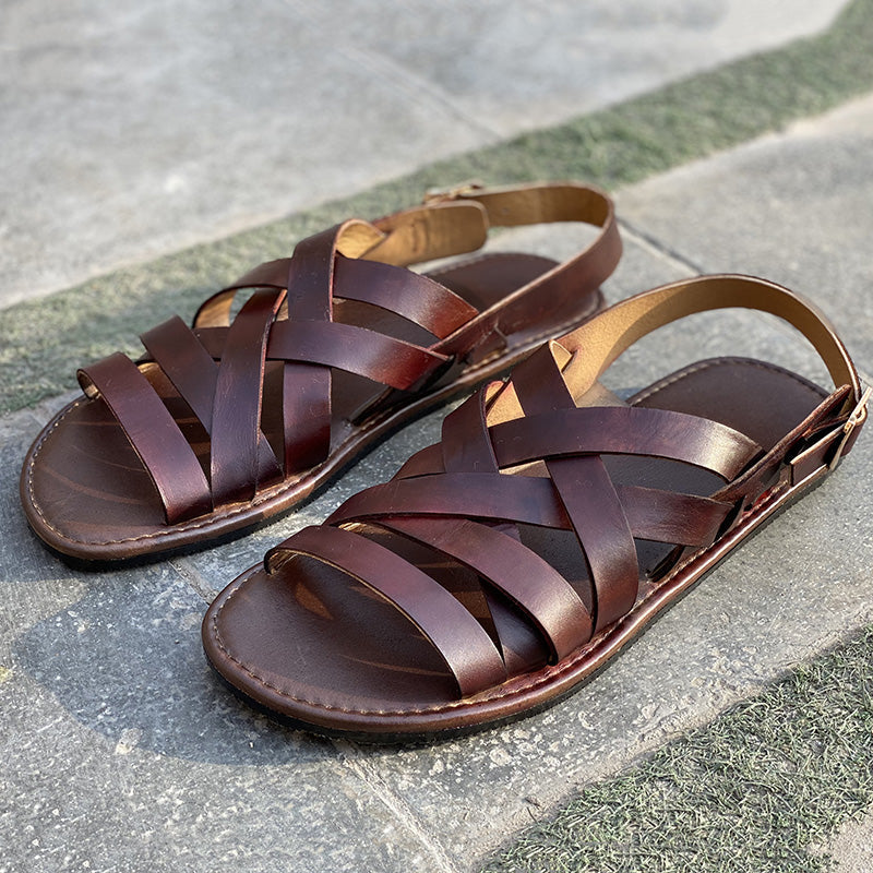 The Slingback Leather Sandal