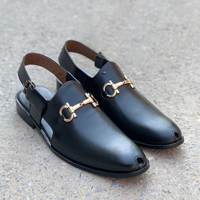 The Unique Black Leather Kheri SS-157