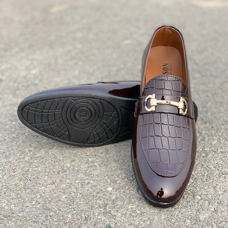 The Textured Maroon Formal SS-2309