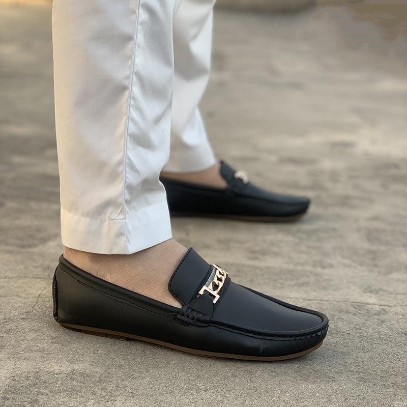 Handmade Chain Buckle Loafer SS-2313