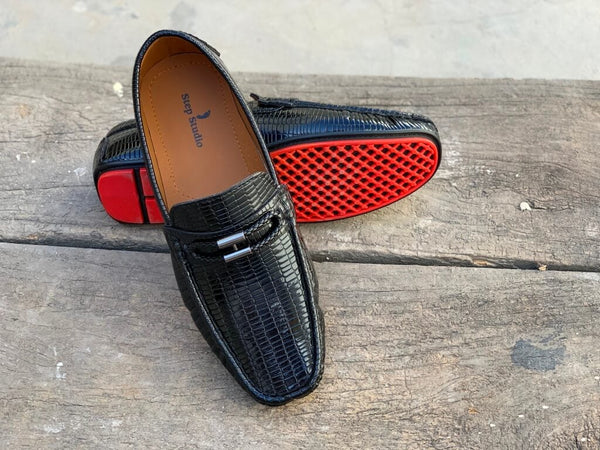 The Black Patent Textured stepstudio 