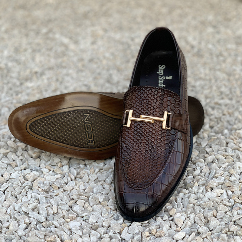 Handmade Enzo Textured  Brown SS-2316