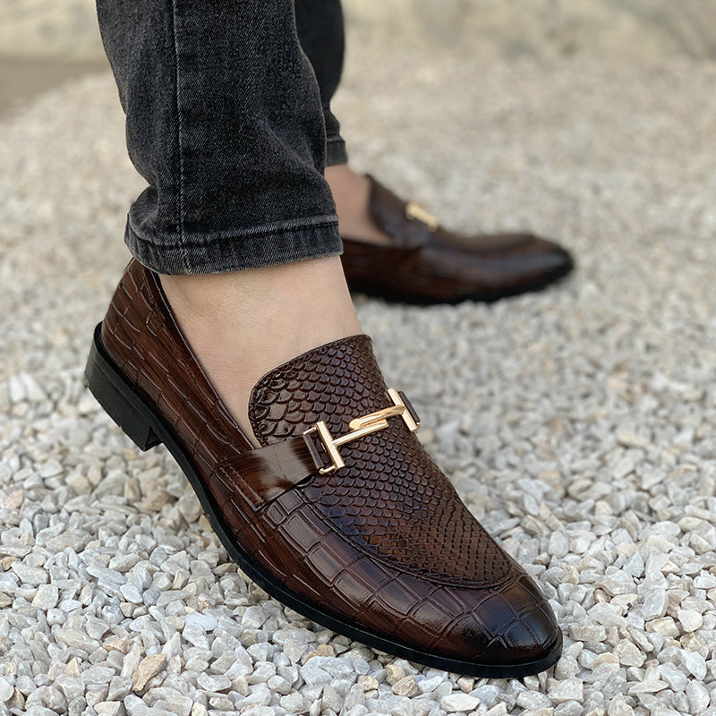 Handmade Enzo Textured  Brown SS-2316