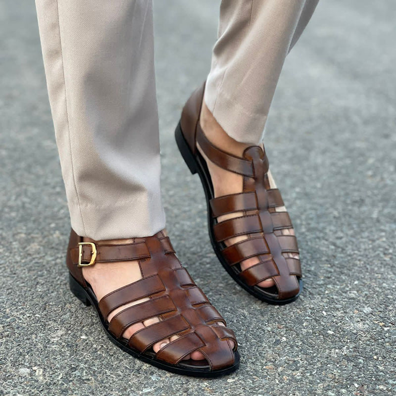 Pure Leather Handmade SS-230 Brown Secondary image