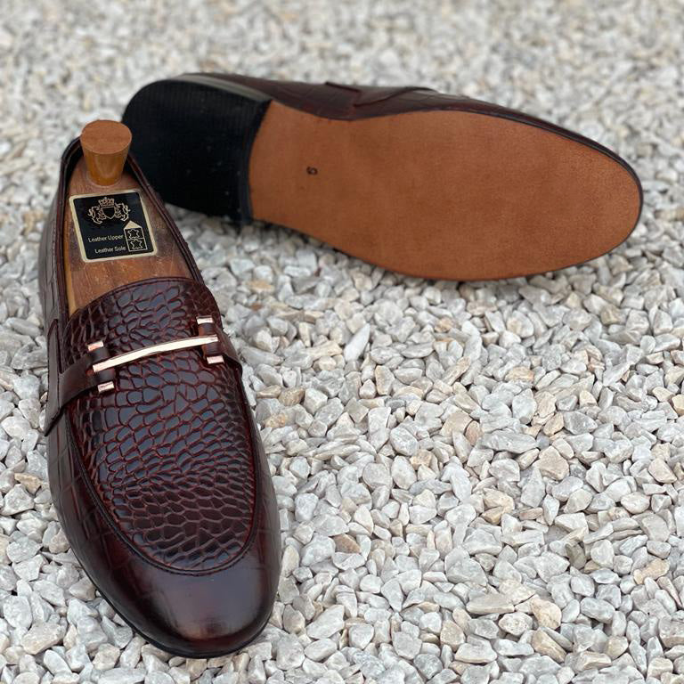 Handmade Premium Leather Textured Brown SS-2306