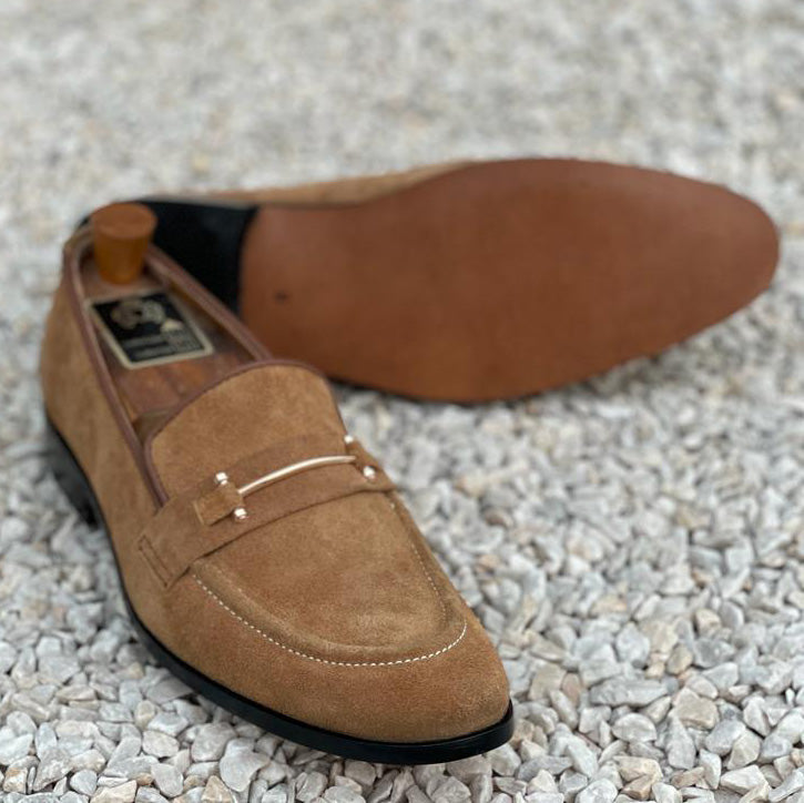 Handmade Premium Suede Leather Brown SS-2319